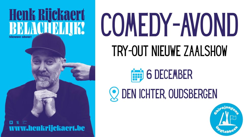 Comedyavond Chirojongens Opglabbeek image