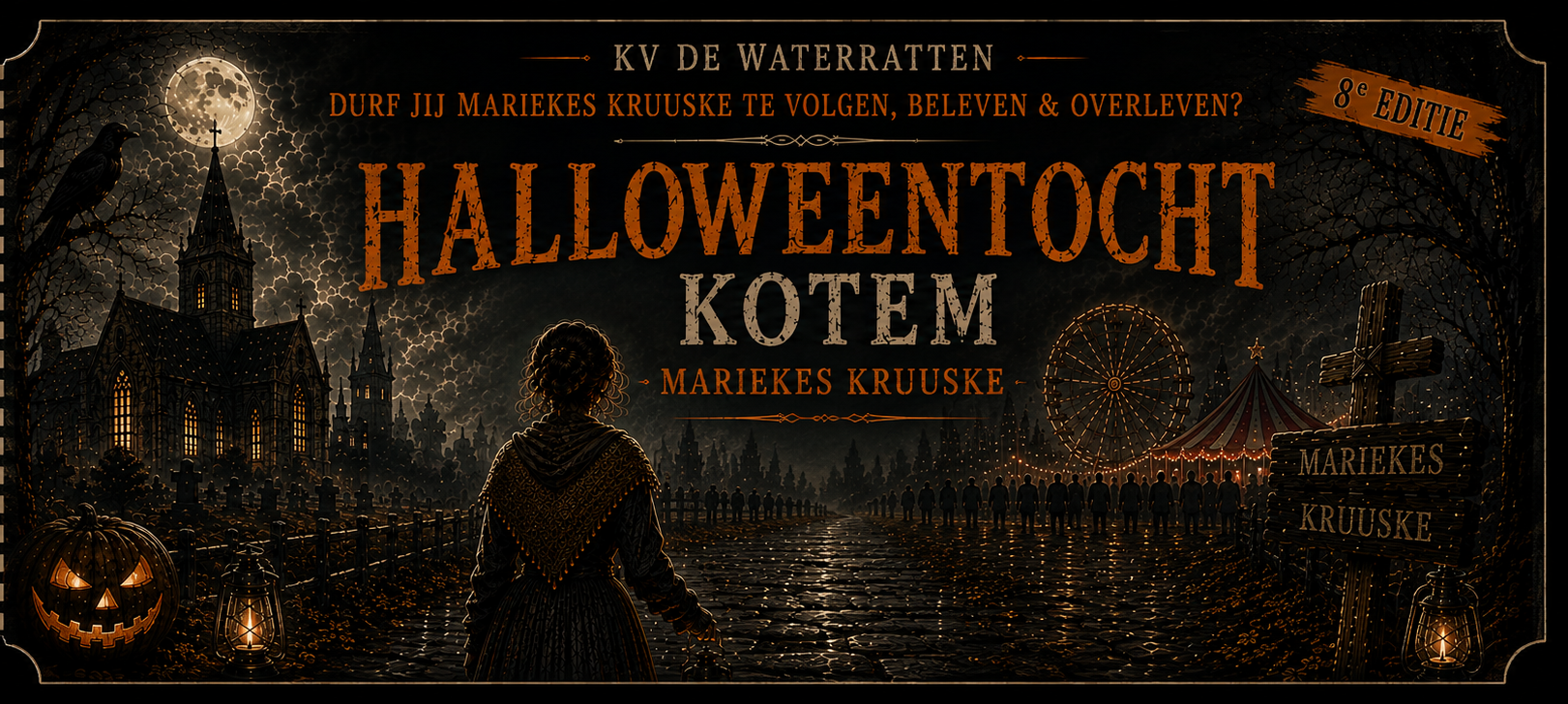 Halloweentocht 2026 - Mariekes Kruuske - KV de waterratten  image