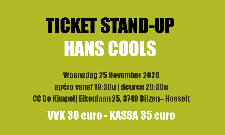 Stand-up Hans Cools image