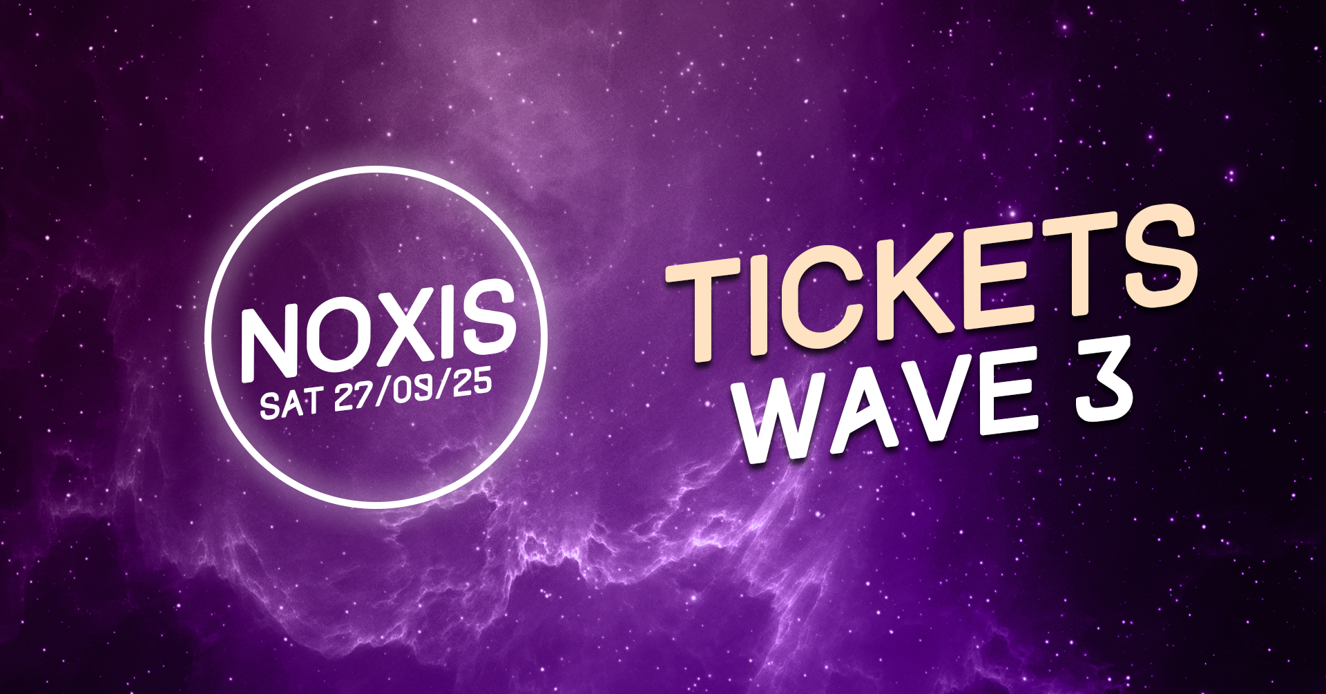 NOXIS 2025 | TICKETWAVE 3 image