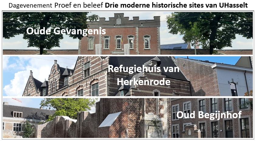 Proef en beleef    Drie moderne historische sites van UHasselt image